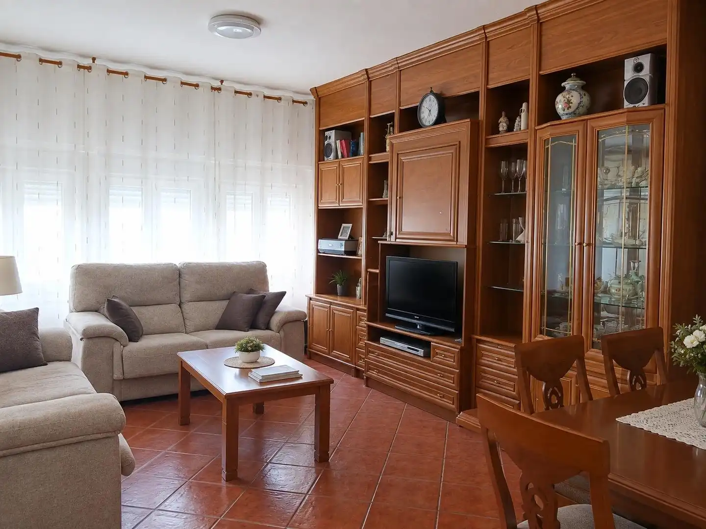 Sala de estar de Casa o chalet en venta en Sauquillo de Cabezas, Segovia