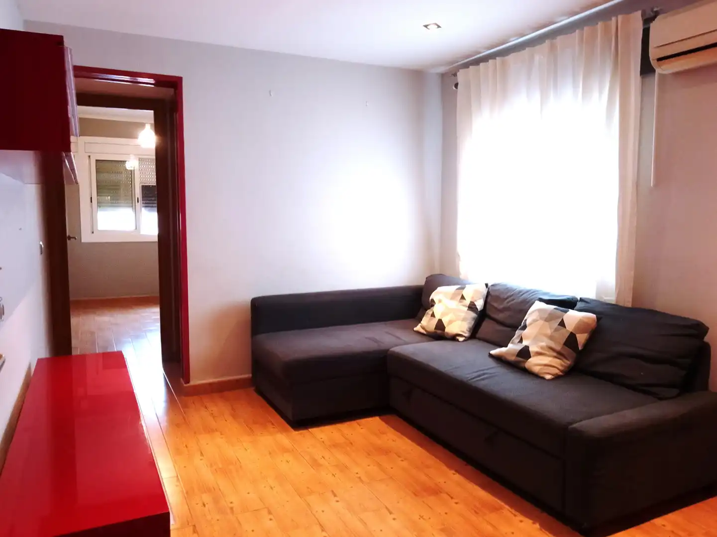 Wohnzimmer von Dachboden zum Verkauf in L'Hospitalet de Llobregat mit Klimaanlage, Heizung und Terrasse