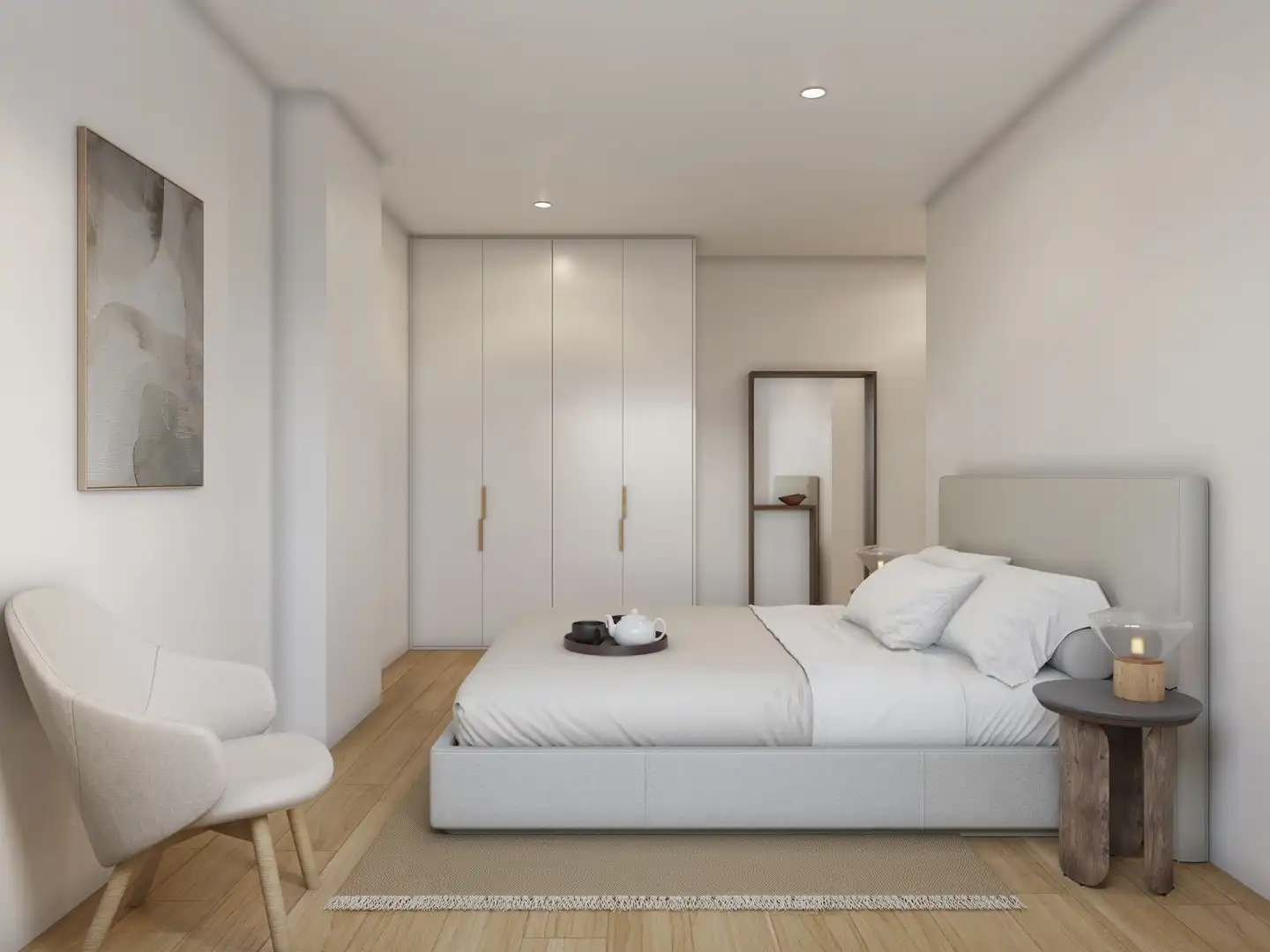 Bedroom of Flat for sale in Les Borges Blanques  with Air Conditioner, Terrace and Balcony