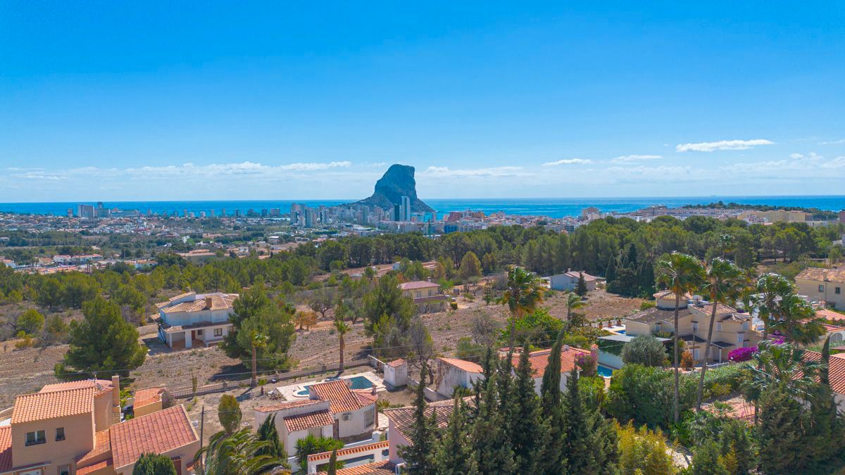 Exterior view of House or chalet for sale in Calpe / Calp  with Air Conditioner, Heating and Private garden