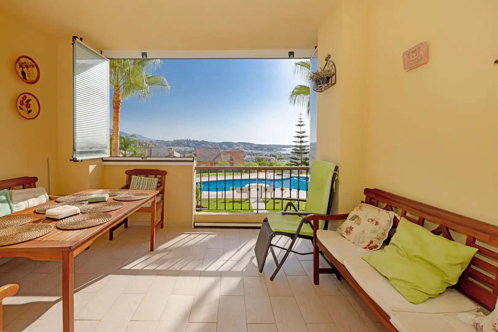 Terrace of Flat for sale in Mijas  with Air Conditioner, Terrace and Storage room