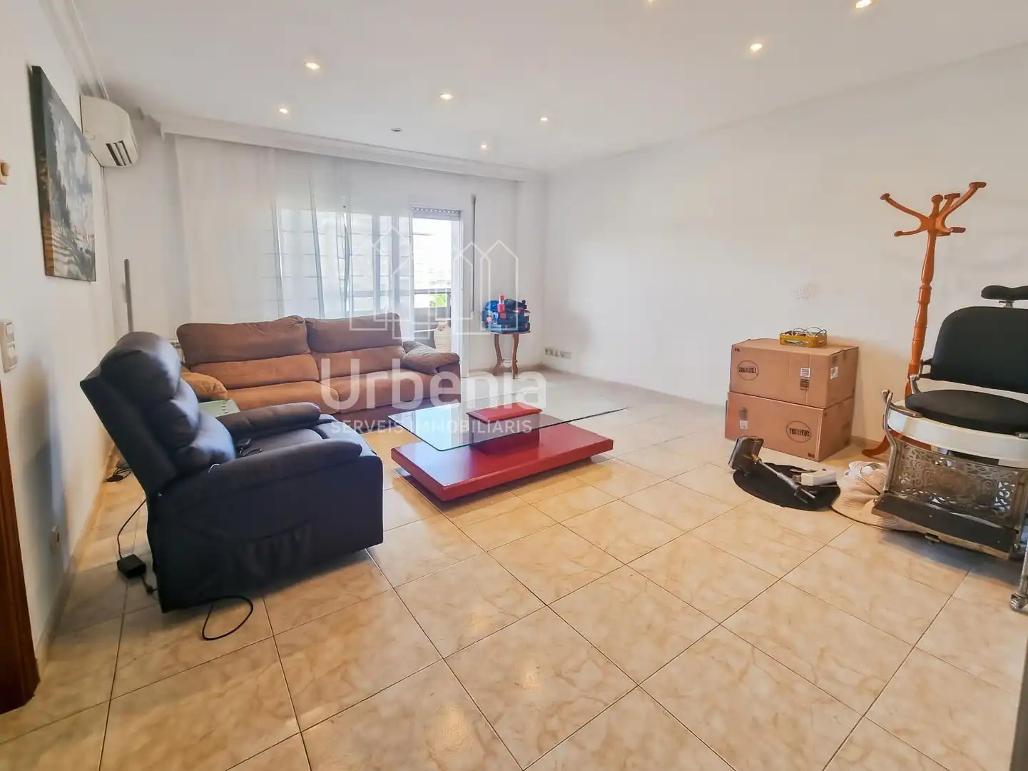 Wohnzimmer von Wohnung zum Verkauf in Mataró mit Klimaanlage, Heizung und Terrasse