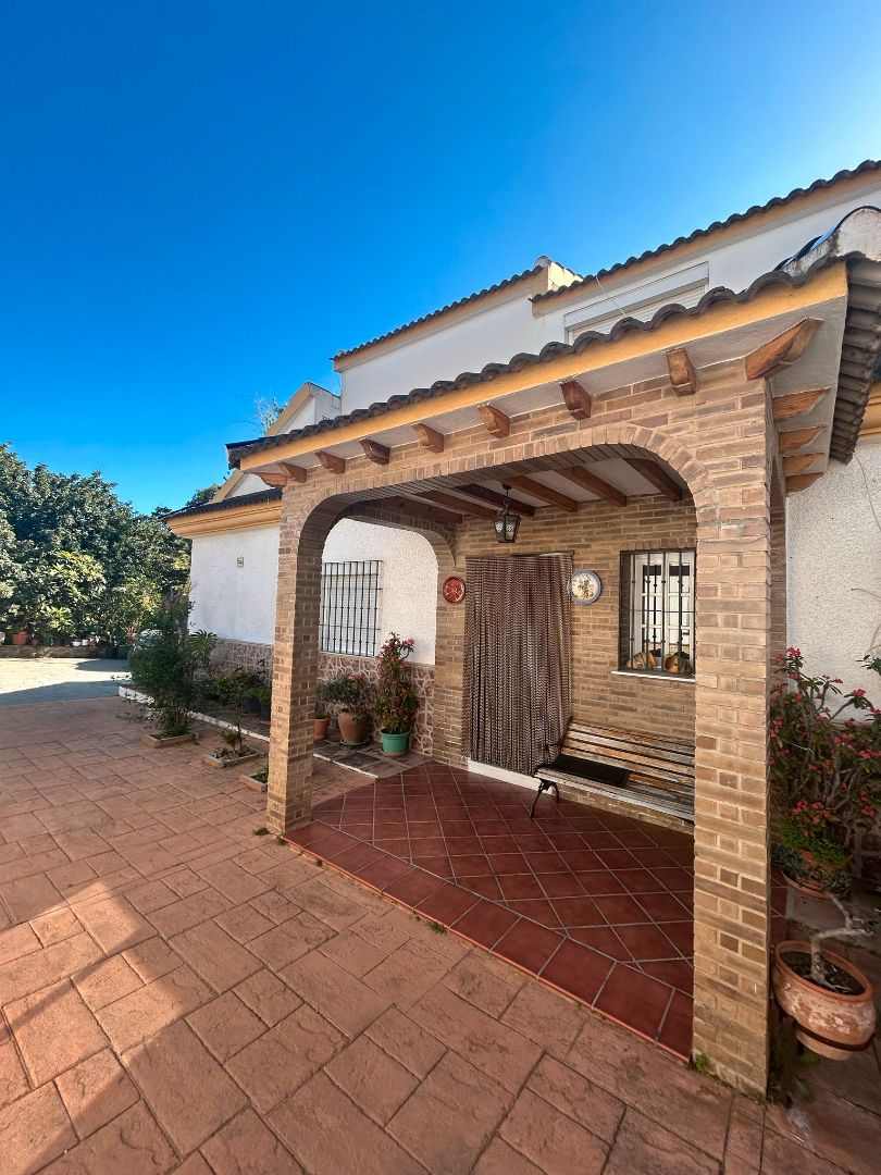 Exterior view of Country house for sale in Málaga Capital  with Air Conditioner, Heating and Private garden