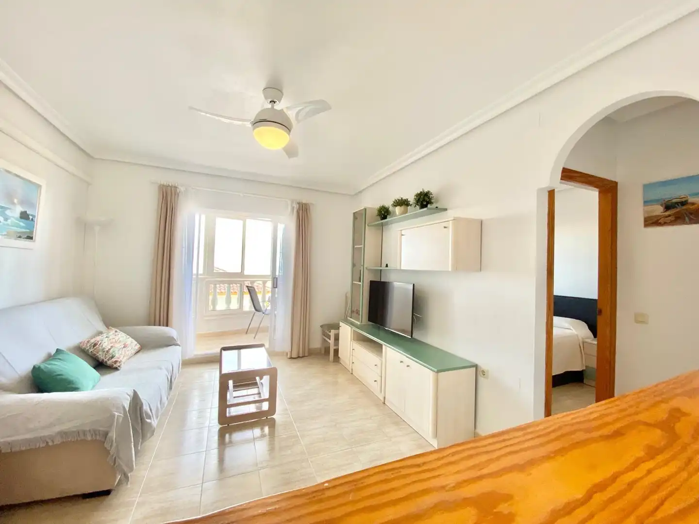 Living room of Apartments for rent in Torrevieja  with Air Conditioner, Heating and Terrace