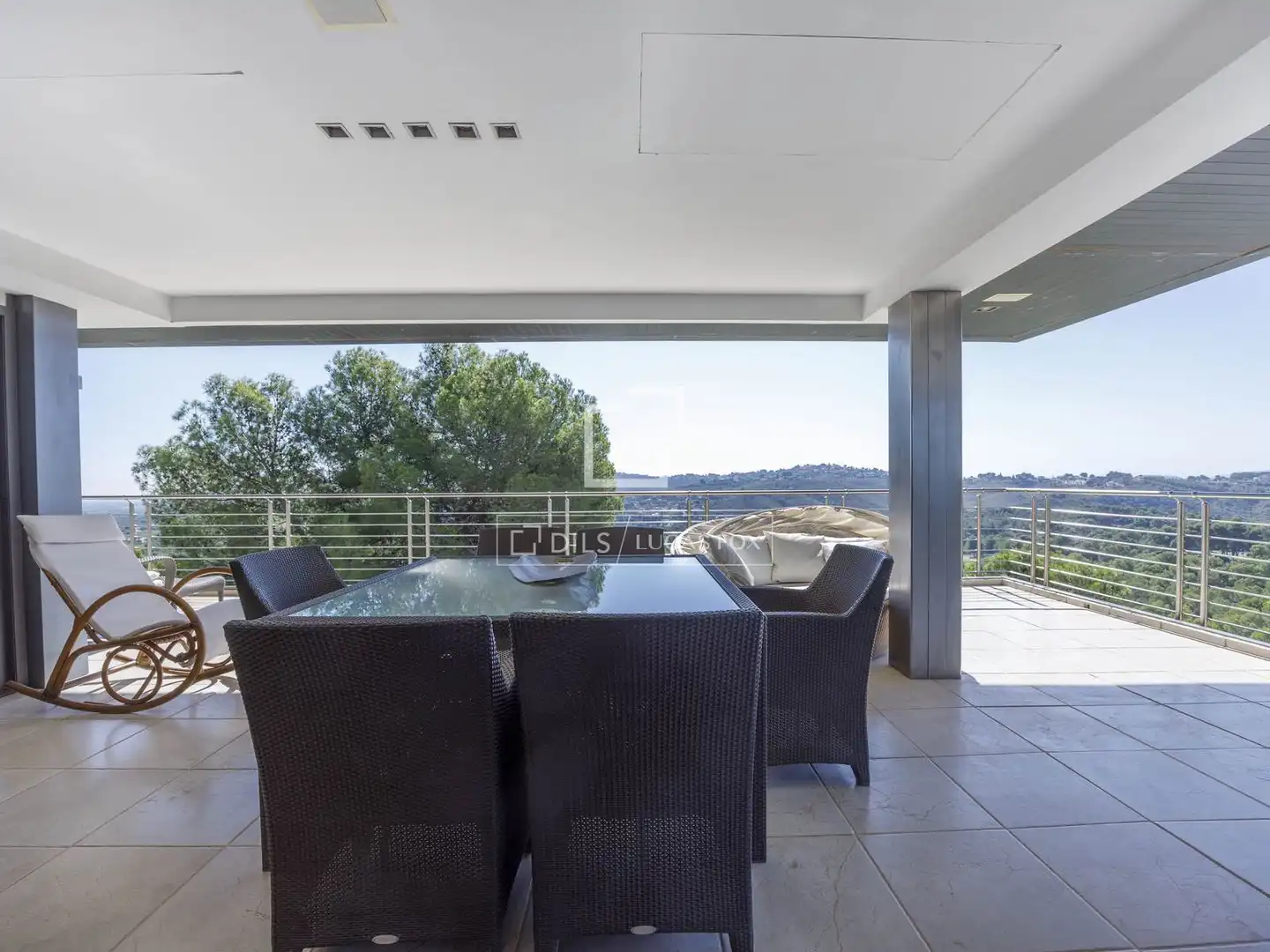 Terrassa de Casa o xalet en venda en Rocafort amb Aire condicionat, Calefacció i Jardí privat