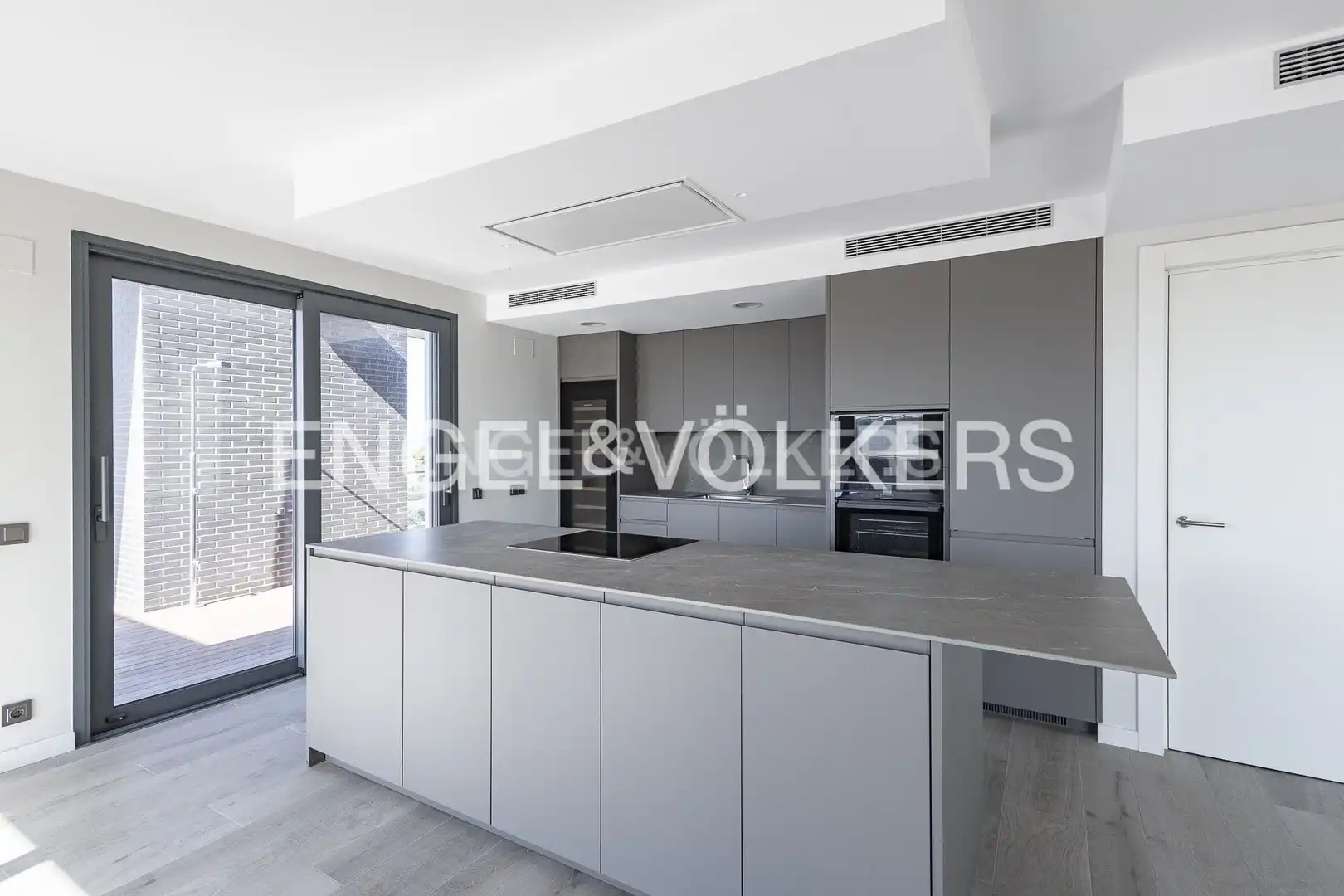 Cocina de Ático en venta en Esplugues de Llobregat con Aire acondicionado, Calefacción y Terraza