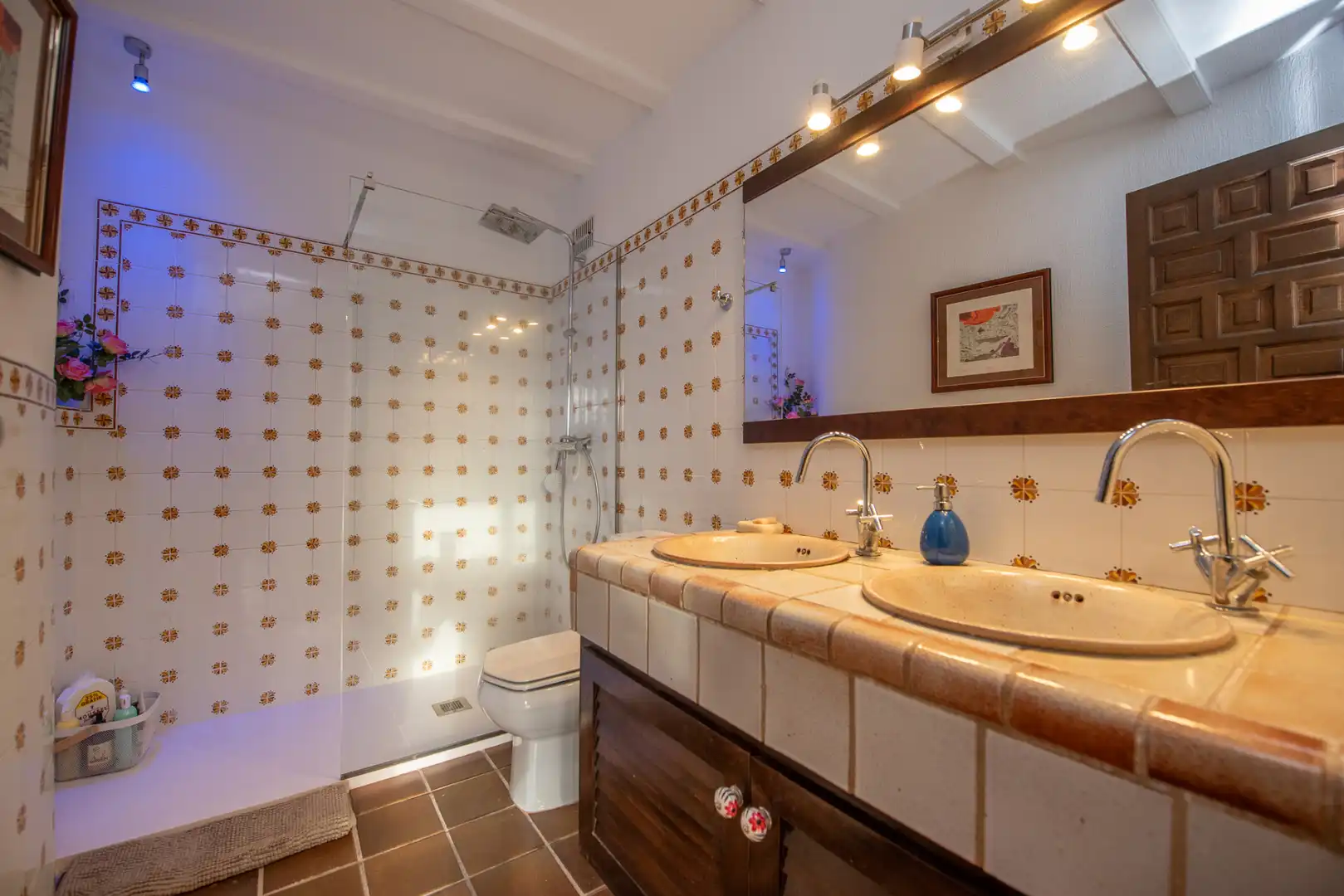 Baño de Casa adosada de alquiler en Castell d'Aro, Platja d'Aro i s'Agaró con Calefacción, Jardín privado y Amueblado