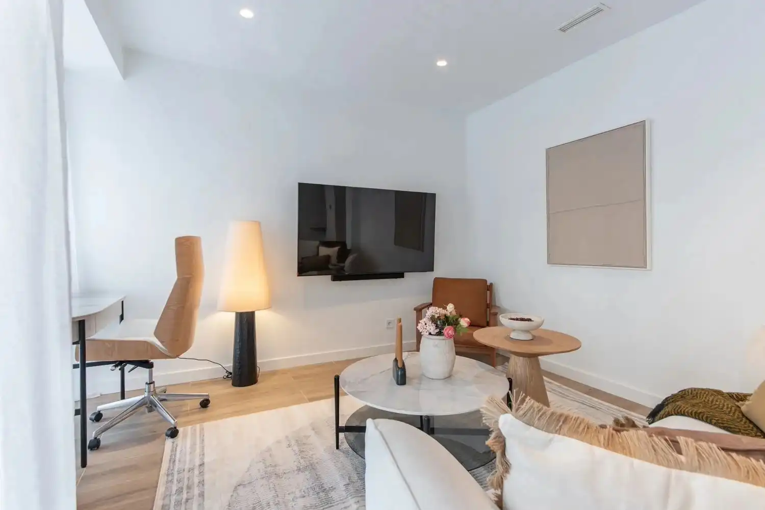 Sala de estar de Piso en venta en Madrid con Aire acondicionado, Amueblado y Balcón
