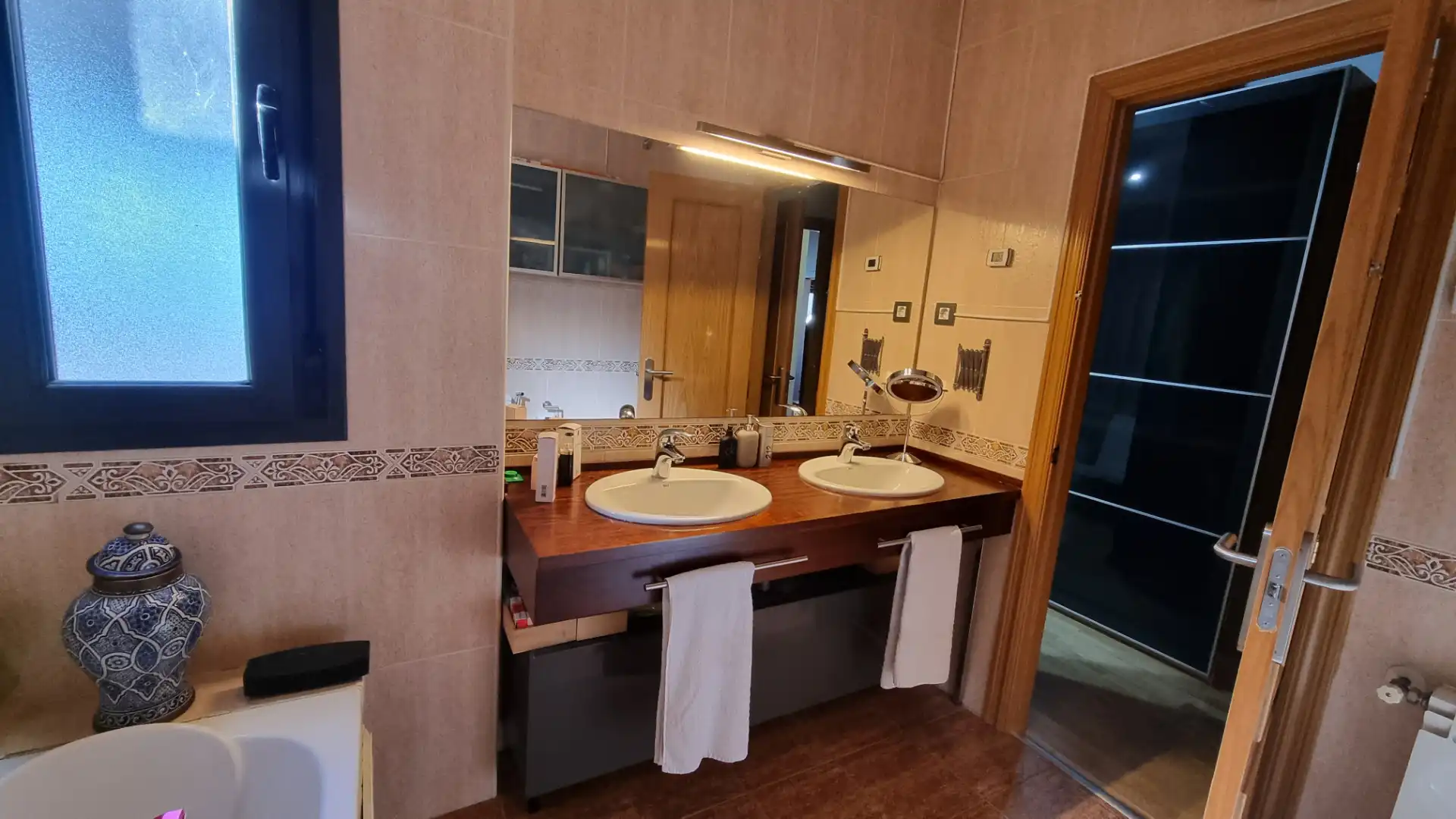 Bathroom of Houses for sale in Moralzarzal  with Heating, Private garden and Storage room