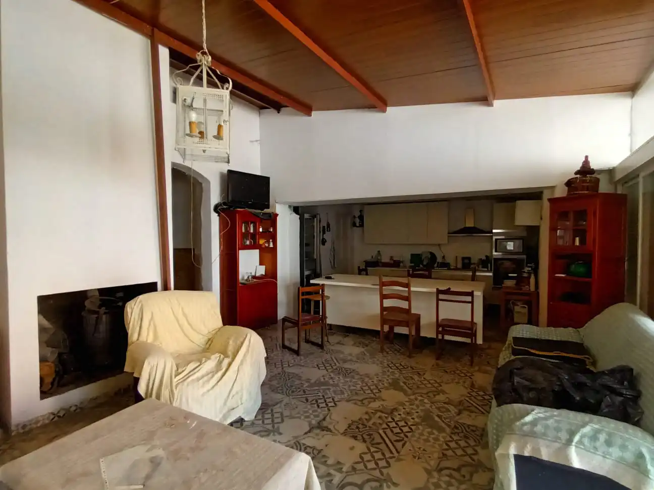 Sala d'estar de Casa o xalet en venda en Valdetorres amb Jardí privat