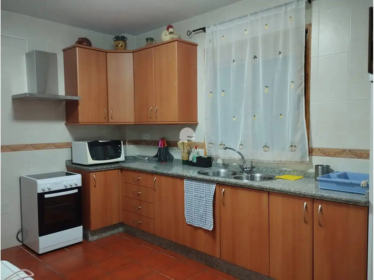 Cocina de Finca rústica de alquiler en Vélez-Málaga con Aire acondicionado, Jardín privado y Terraza