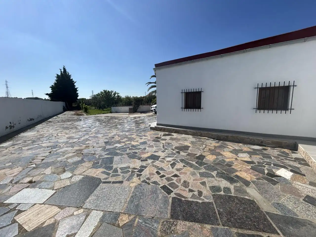 Vista exterior de Finca rústica en venda en Tudela amb Piscina