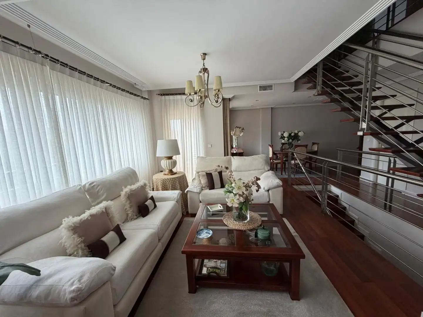 Living room of Houses for sale in Poblete  with Air Conditioner, Heating and Swimming Pool