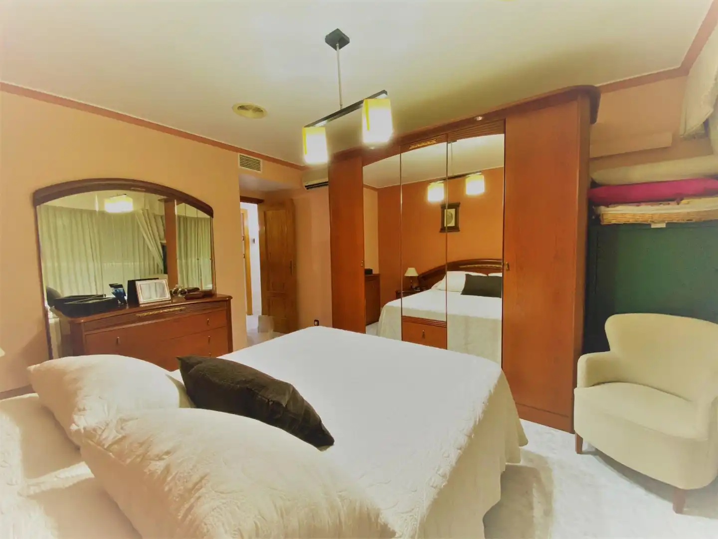 Bedroom of Flat for sale in Lorca  with Air Conditioner, Heating and Furnished