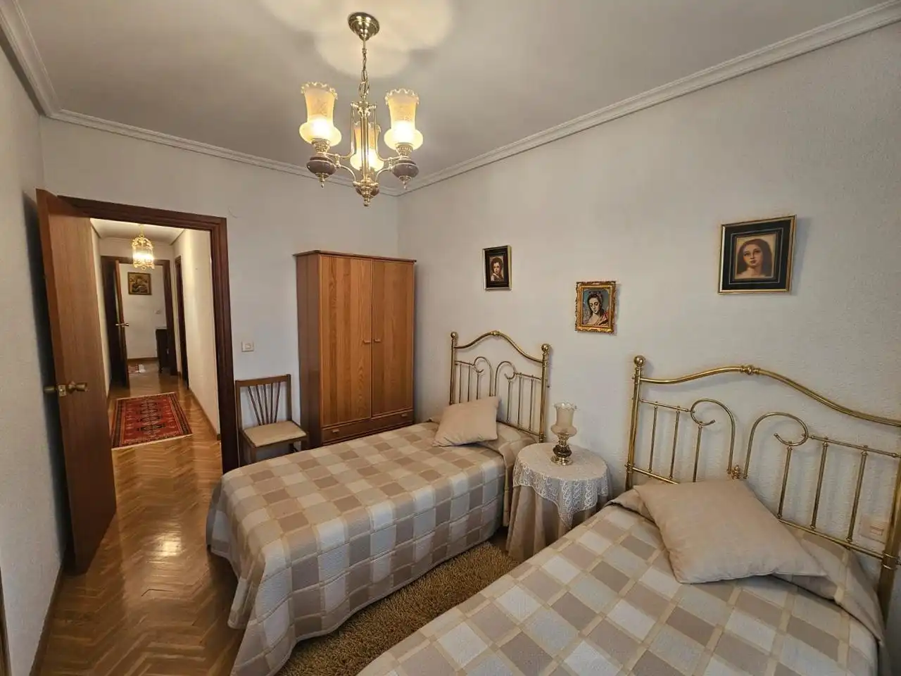Bedroom of Flat for sale in Arróniz  with Heating, Terrace and Furnished