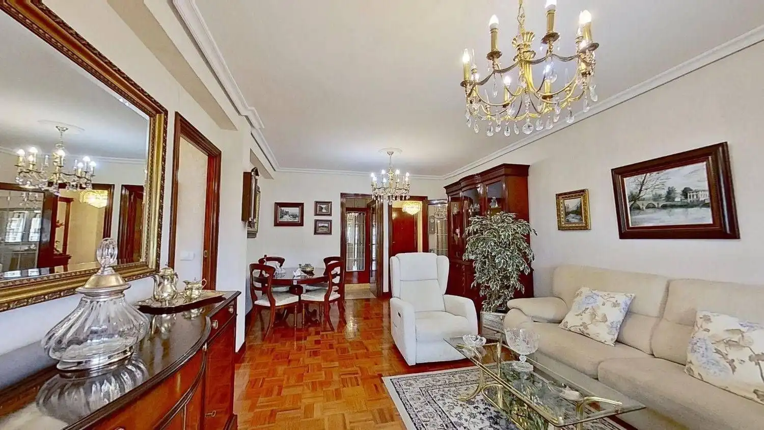 Sala de estar de Piso de alquiler en Iturrama