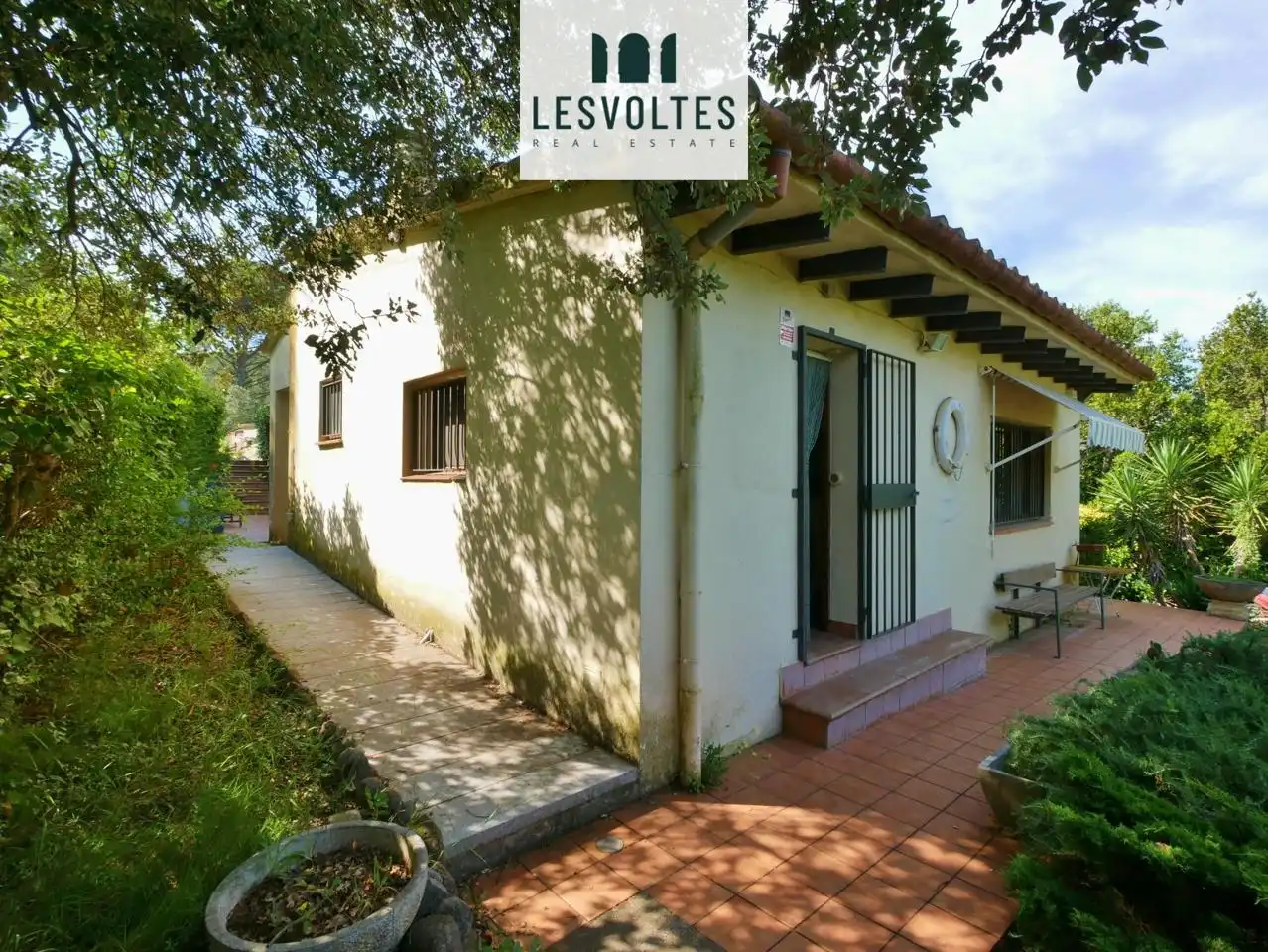 Vista exterior de Casa o chalet en venta en Ventalló con Jardín privado, Parquet y Terraza