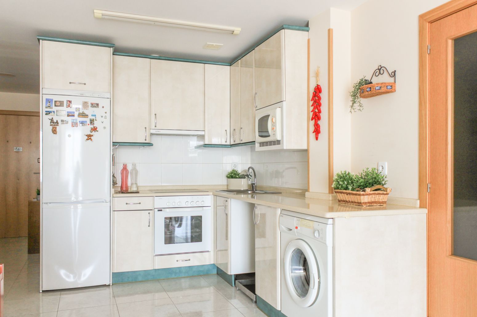 Kitchen of Flat for sale in Carcastillo  with Air Conditioner, Heating and Parquet flooring