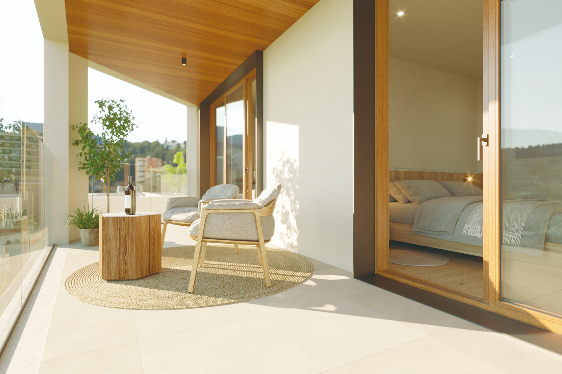 Terrassa de Apartament en venda en  Palma de Mallorca amb Aire condicionat, Calefacció i Terrassa