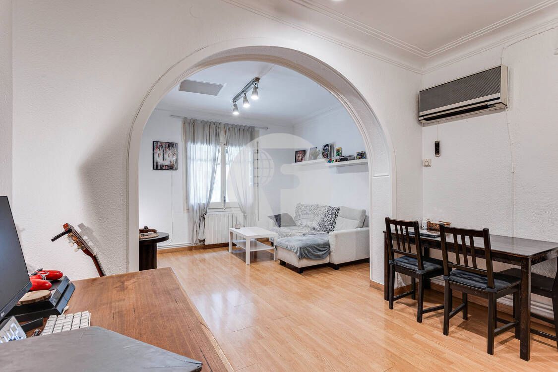 Living room of Planta baja for sale in  Barcelona Capital  with Heating and Terrace