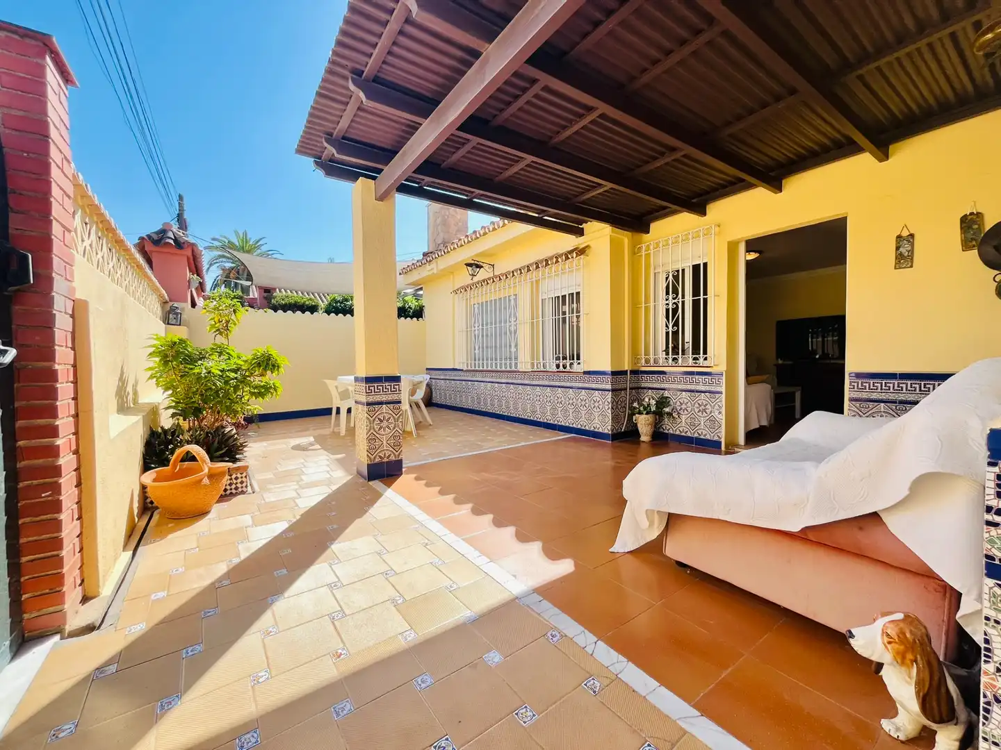 Terraza de Casa o chalet en venta en Fuengirola con Aire acondicionado, Jardín privado y Terraza