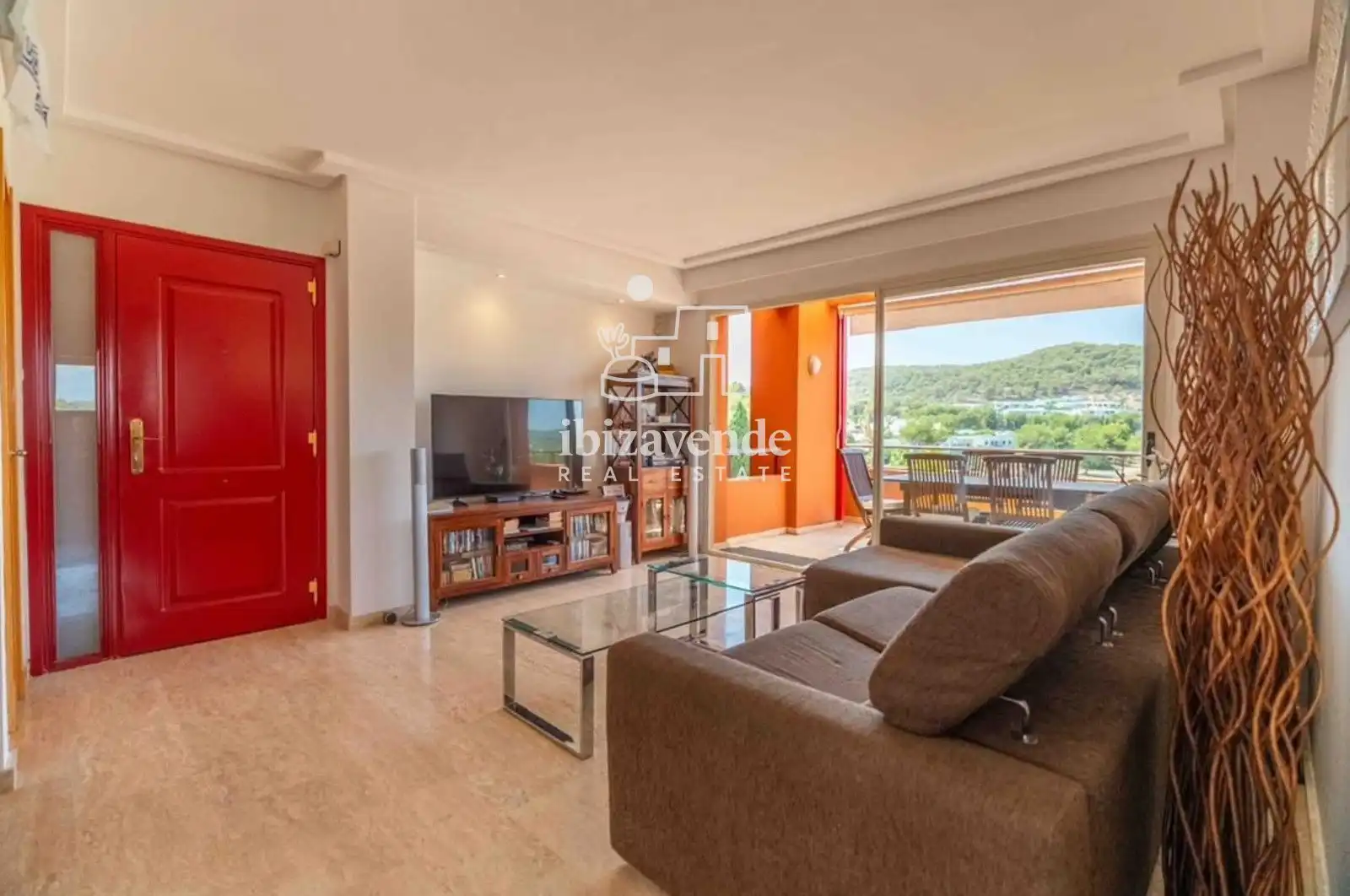 Dormitori de Dúplex de lloguer en Santa Eulària des Riu amb Aire condicionat, Terrassa i Traster