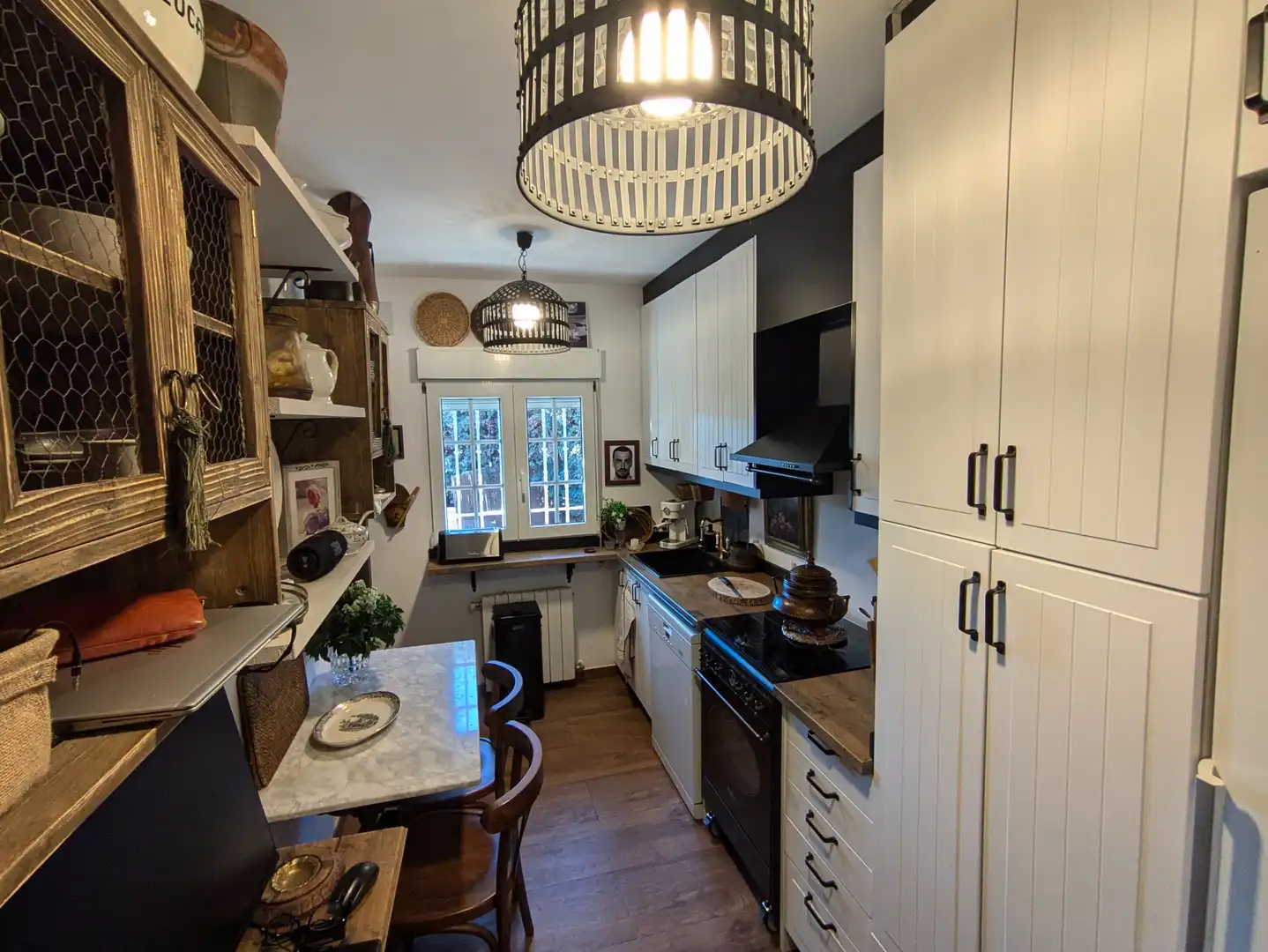 Cocina de Casa o chalet en venta en Santa María de la Alameda con Calefacción, Jardín privado y Amueblado