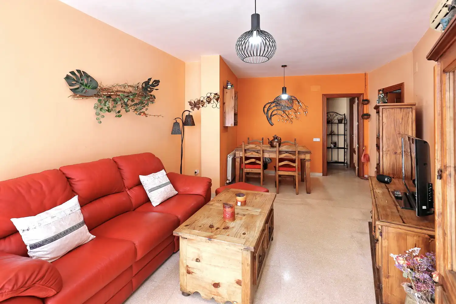 Sala d'estar de Pis en venda en Sabadell amb Aire condicionat, Terrassa i Alarma