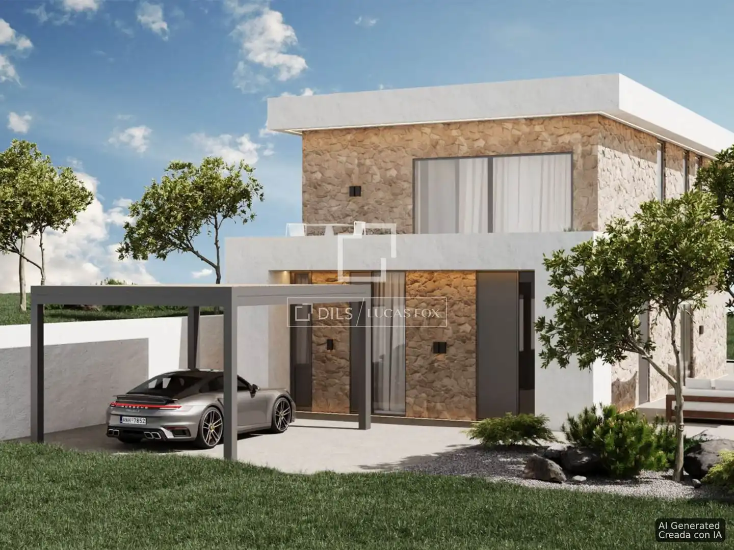 Vista exterior de Casa o xalet en venda en L'Eliana amb Aire condicionat, Terrassa i Piscina