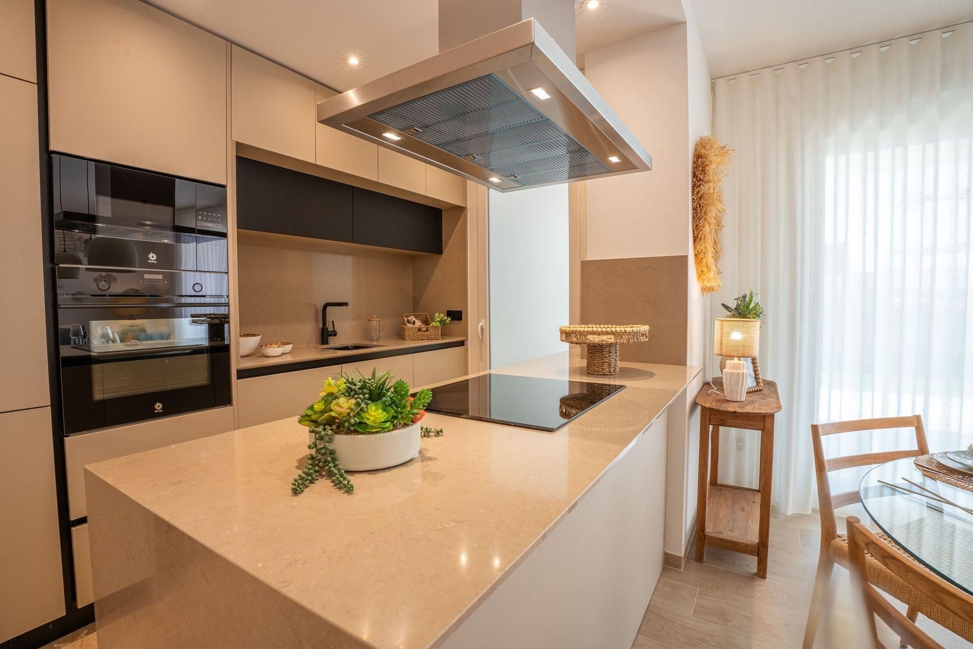 Küche von Dachboden zum verkauf in Algorfa mit Klimaanlage, Terrasse und Gemeinschaftspool