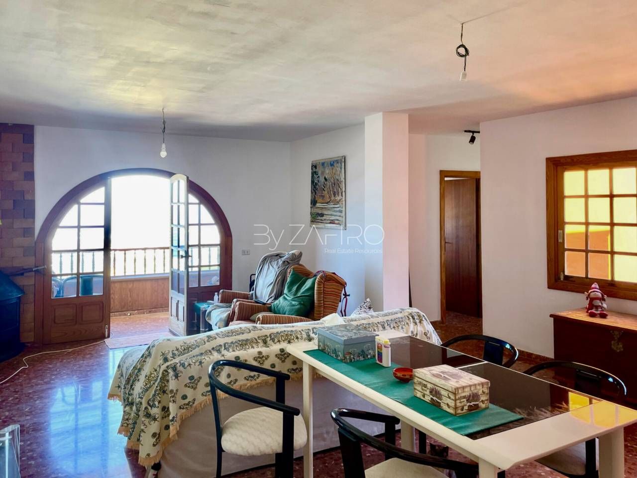 Sala de estar de Piso en venta en San Cristóbal de la Laguna con Terraza, Amueblado y Balcón
