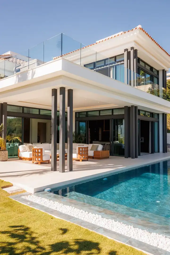 Terrassa de Casa o xalet en venda en Marbella amb Aire condicionat, Jardí privat i Terrassa