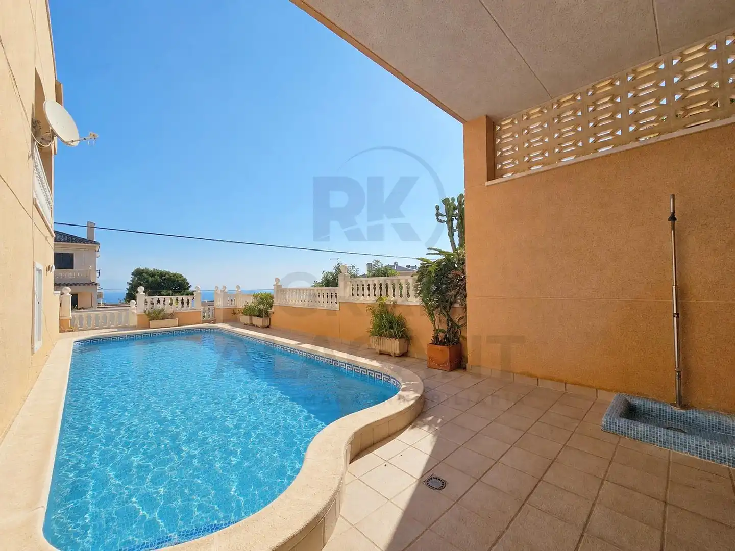 Piscina de Casa o xalet en venda en Santa Pola amb Calefacció, Terrassa i Traster