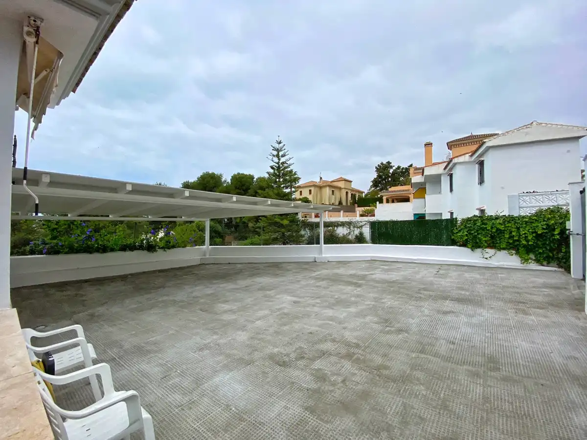 Exterior view of Detached homes for rent in Marbella  with Air Conditioner, Private garden and Terrace