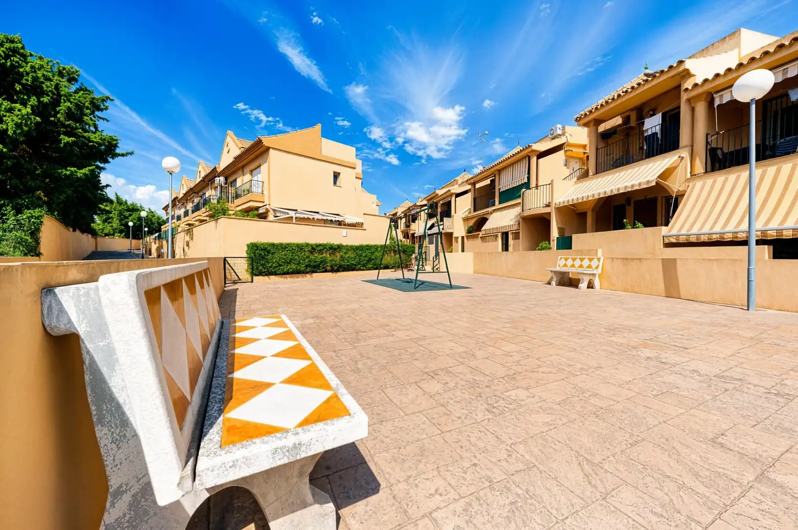 Terraza de Apartamento en venta en Chiclana de la Frontera con Aire acondicionado, Jardín privado y Terraza