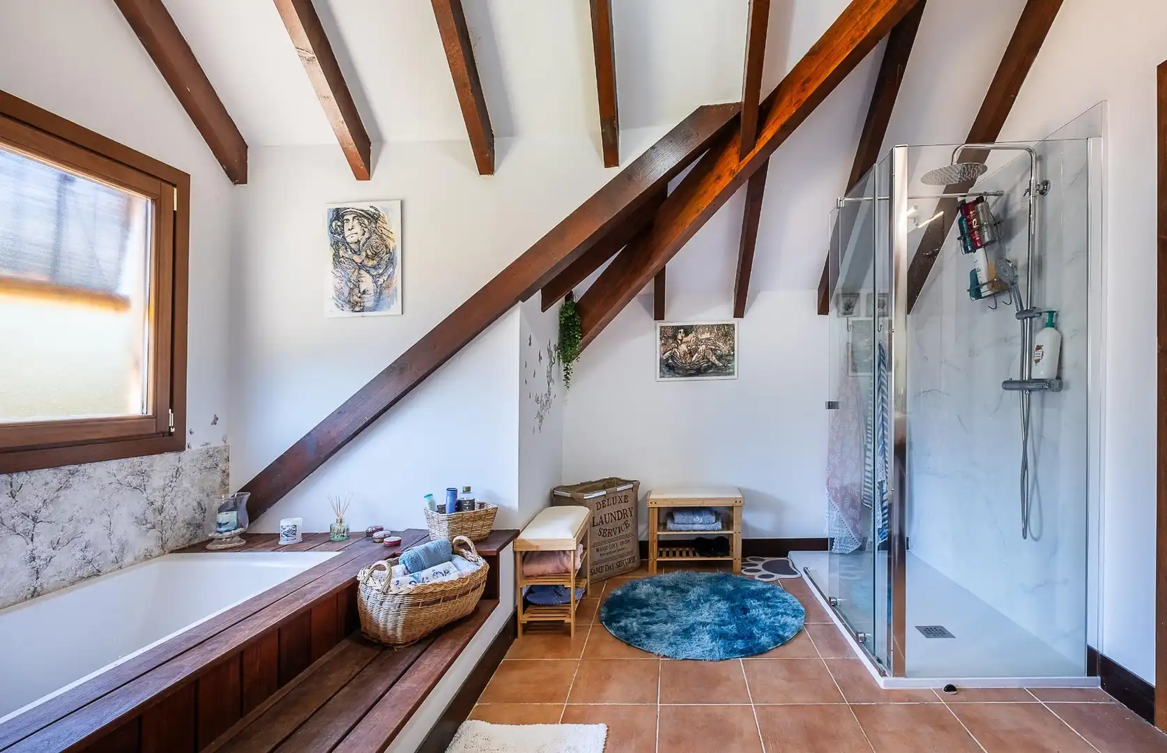 Bany de Casa o xalet en venda en Guadarrama amb Aire condicionat, Calefacció i Jardí privat