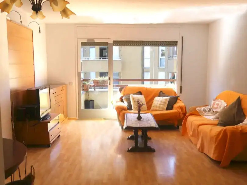 Living room of Apartments for sale in Vic  with Parquet flooring, Storage room and Balcony