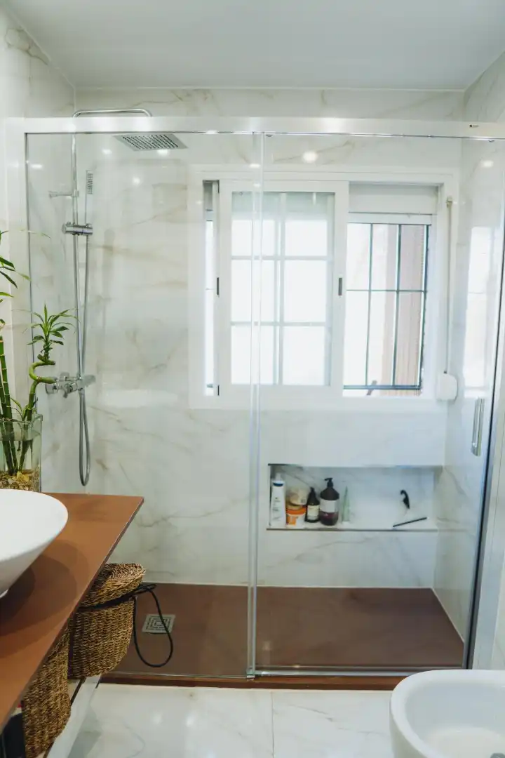 Baño de Casa o chalet en venta en Rivas-Vaciamadrid con Aire acondicionado, Calefacción y Jardín privado