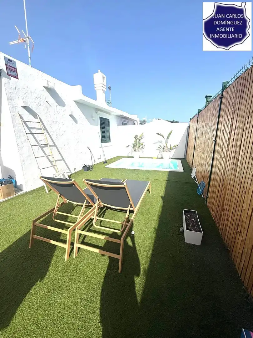 Terrassa de Casa o xalet de lloguer en San Bartolomé de Tirajana amb Aire condicionat, Jardí privat i Terrassa