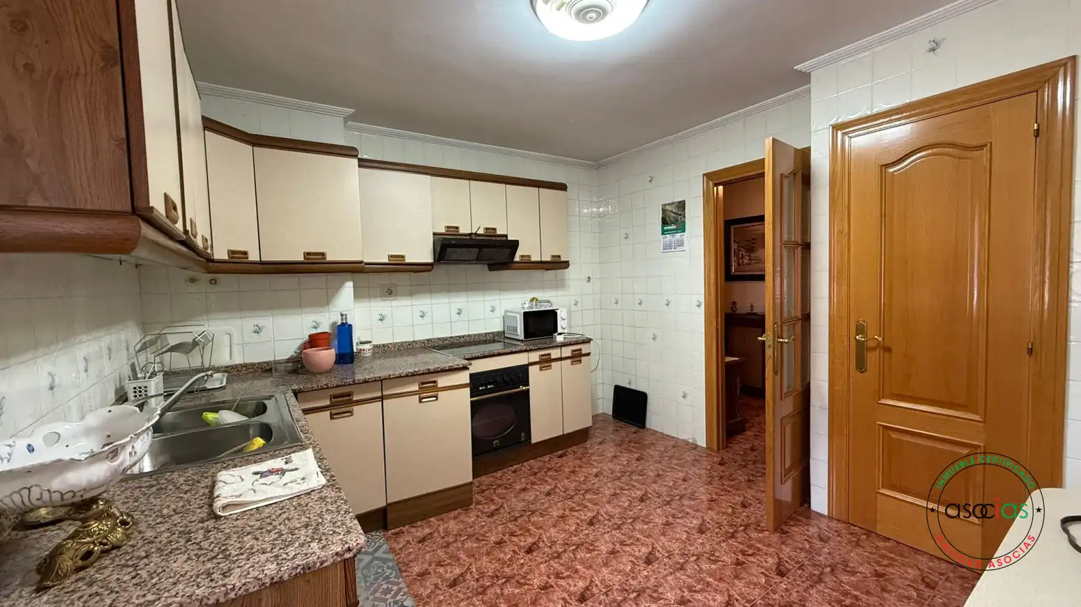 Kitchen of Flat for sale in Aller  with Heating, Parquet flooring and Storage room