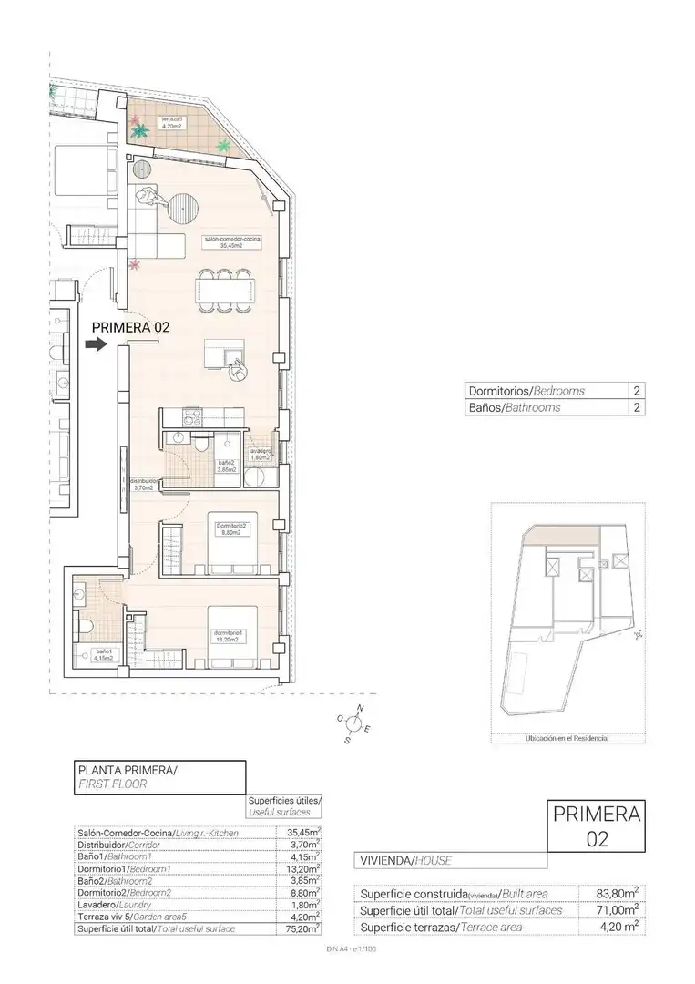 Apartment with terrace for sale in Hondón de las Nieves / El Fondó de les Neus, imagen 26