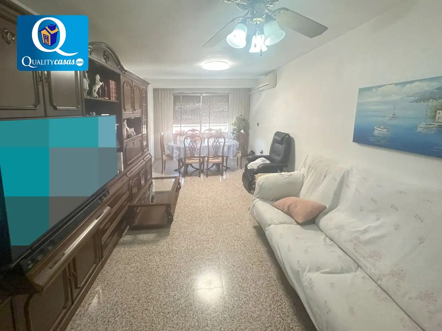 Sala de estar de Piso en venta en Alicante / Alacant con Aire acondicionado y Calefacción