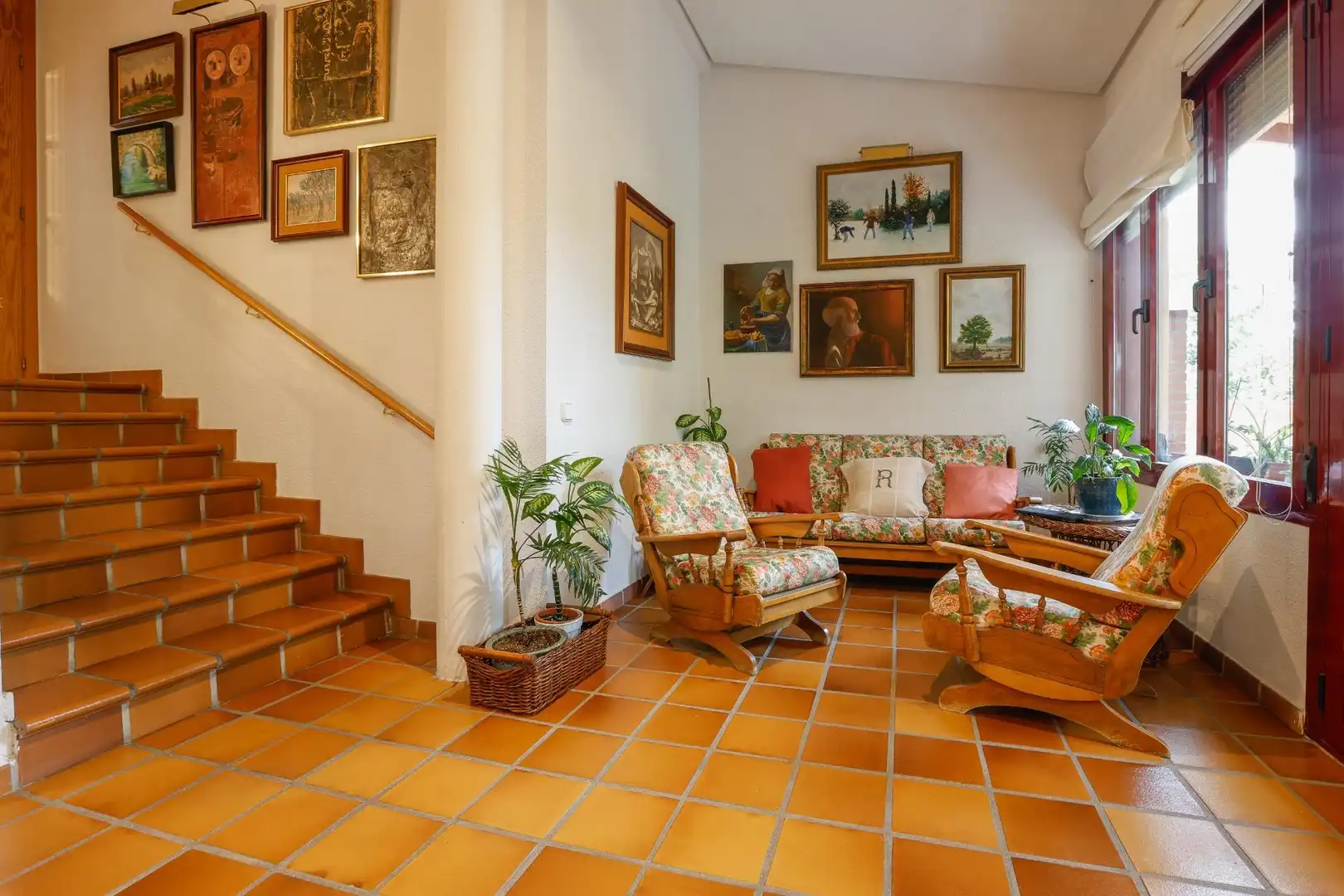 Sala de estar de Casa o chalet en venta en Valdemoro con Calefacción, Jardín privado y Terraza