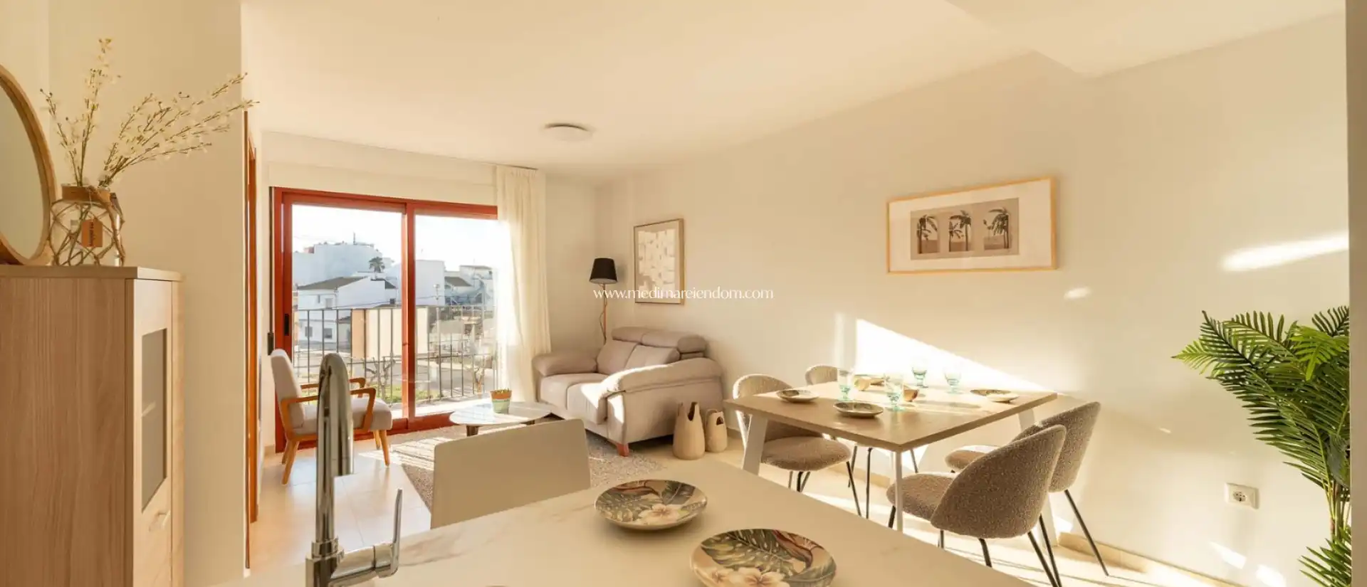 Sala de estar de Apartamento en venta en Murcia con Aire acondicionado, Calefacción y Terraza
