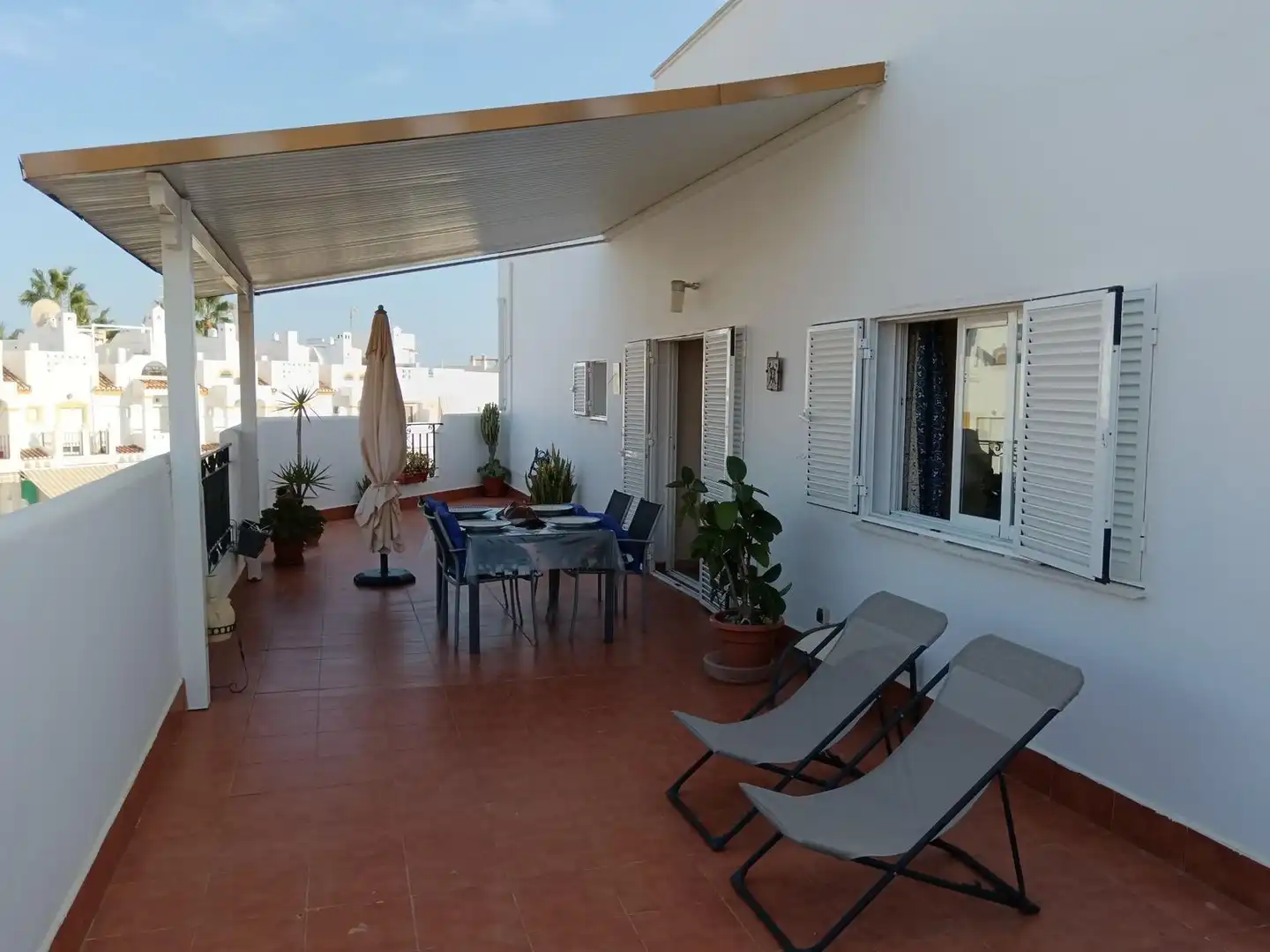 Terrasse von Dachboden zum Verkauf in Vera mit Klimaanlage, Heizung und Terrasse