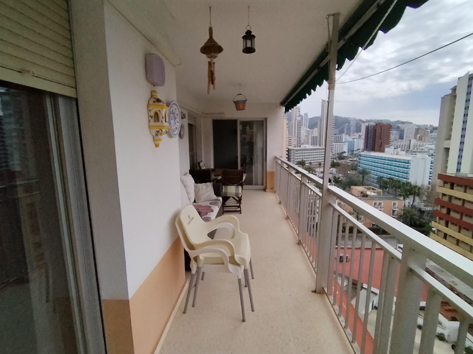 Balcony of Flat for sale in Benidorm  with Air Conditioner, Heating and Private garden