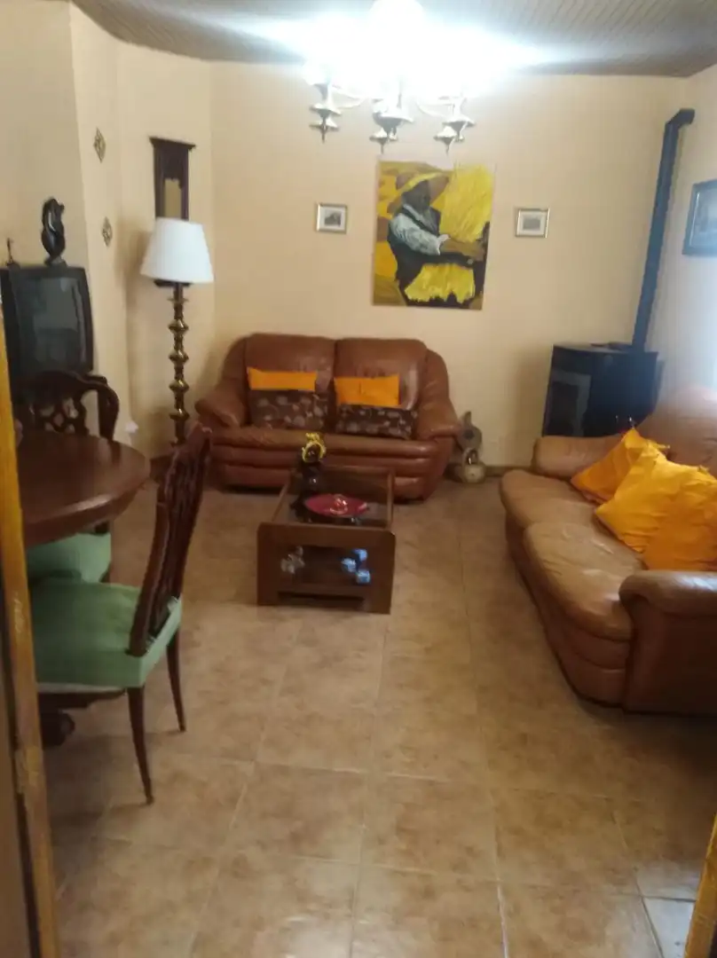 Living room of Houses for sale in Villalonso  with Heating, Terrace and Furnished