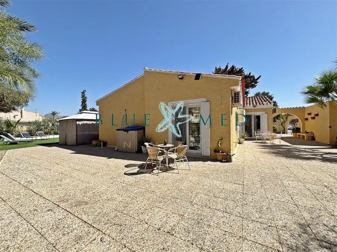 Garden of Houses for sale in Mazarrón  with Air Conditioner, Heating and Private garden