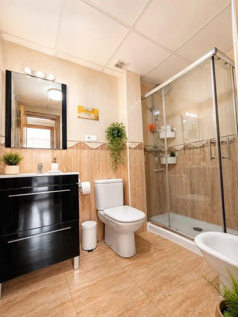 Bany de Apartament en venda en El Ejido amb Aire condicionat, Moblat i Forn