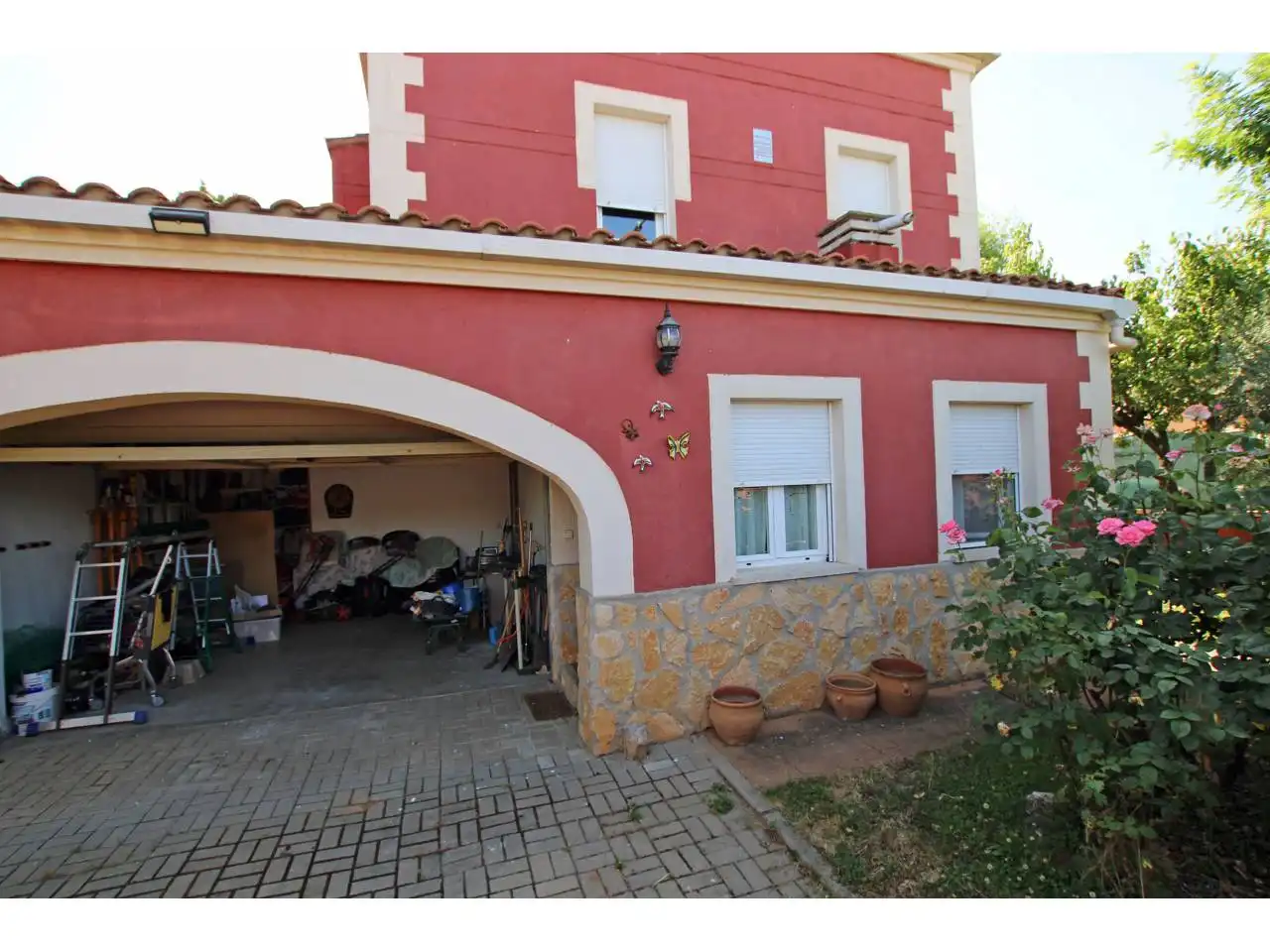 Vista exterior de Casa o chalet en venta en Cabanillas del Campo con Calefacción, Jardín privado y Terraza
